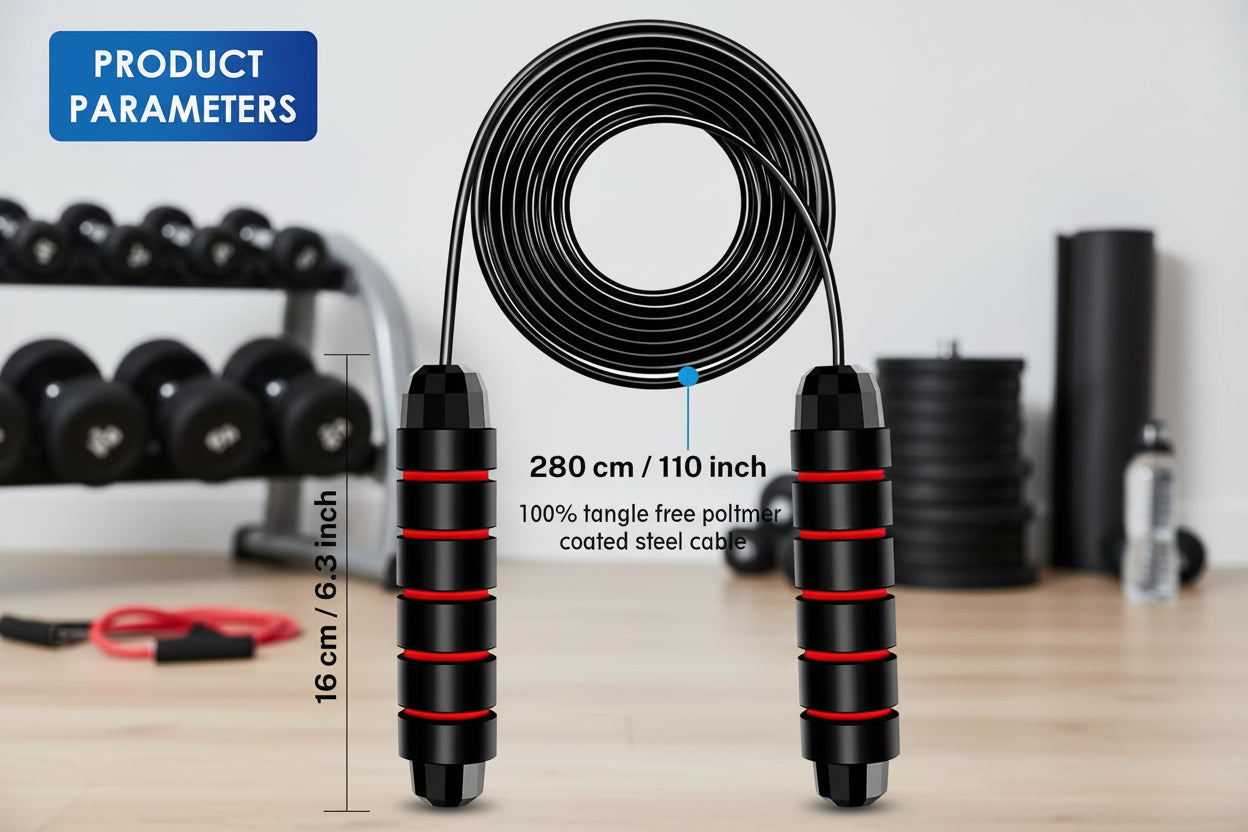 PowerGear Adjustable Steel Wire Jump Rope